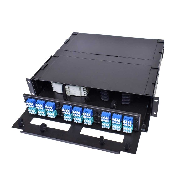 2RU Enclosure, Empty, Holds up to 6 plates, comes w/ Flush Mount Rack Ears